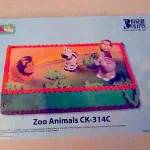 ZOO ANIMALS CAKE KIT!
